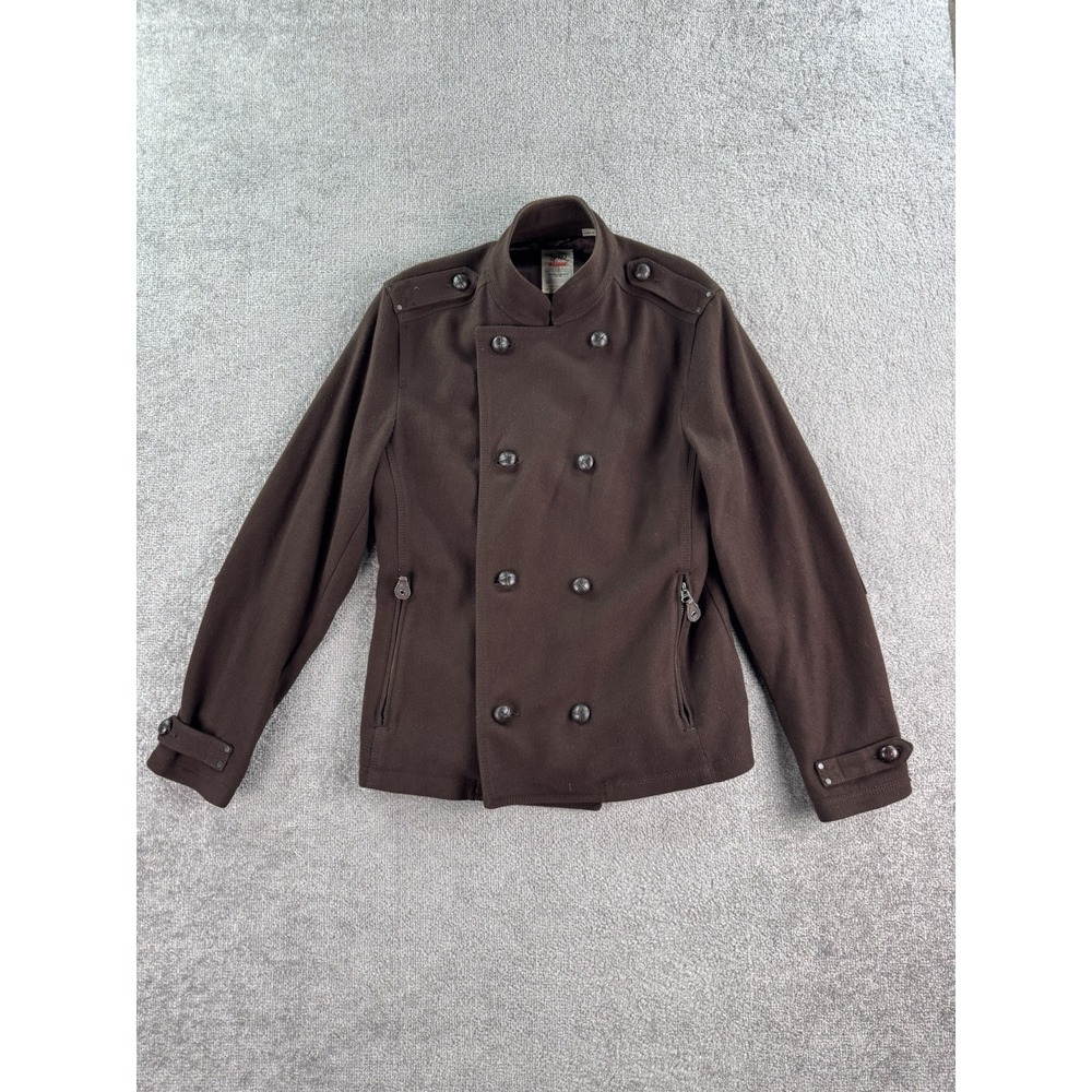 Triple Five Soul Jacket Women Extra Large Taupe Wool Flannel Premium Designer
